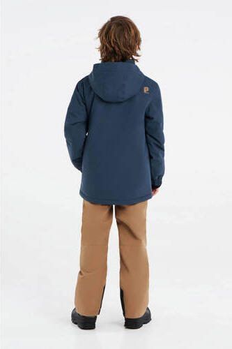 Protest ski-jack PRTFLYNTY JR donkerblauw Skijack Jongens Polyester Capuchon 104