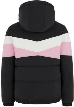 Protest ski-jack PrtSiskin zwart roze Skijack Meisjes Polyester Capuchon 128 - Foto 4