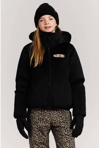 Protest ski-jas zwart Skijack Meisjes Polyester Capuchon Effen