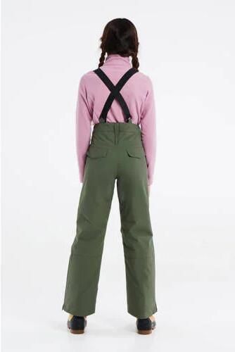 Protest skibroek Sunny jr olijfgroen Meisjes Polyester Effen 140