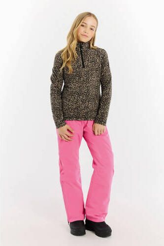 Protest skipully PRTRemissy JR zwart beige Outdoor sweater Meisjes Polyester Opstaande kraag - Foto 3
