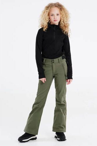Protest softshell skibroek Lole Jr. olijfgroen Meisjes Polyester Effen 152