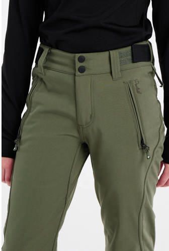 Protest softshell skibroek Lole Jr. olijfgroen Meisjes Polyester Effen 152 - Foto 2