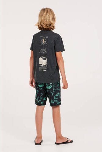 Protest T-shirt met backprint donkergrijs Jongens Stretchkatoen Ronde hals 128 - Foto 2