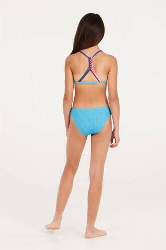 Protest triangel bikini PRTFIMKE JR lichtblauw Meisjes Polyester Streep 140 - Foto 4