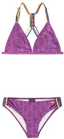Protest triangel bikini PRTFIMKES JR fuchsia Roze Meisjes Polyester Grafisch