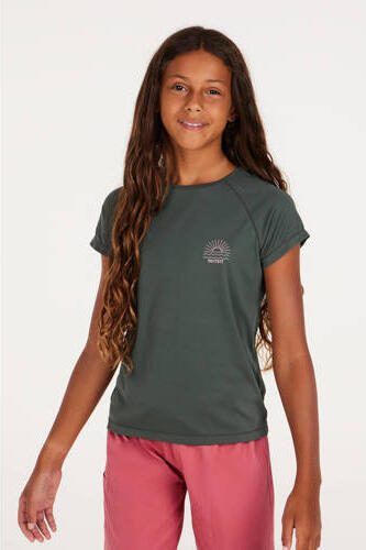 Protest UV T-shirt PRTRESHMA JR donkergroen UV shirt Meisjes Polyester Ronde hals 116 - Foto 2