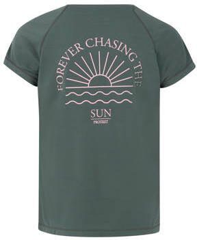 Protest UV T-shirt PRTRESHMA JR donkergroen UV shirt Meisjes Polyester Ronde hals 116 - Foto 3