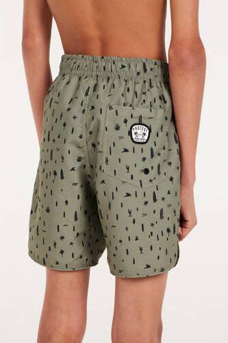 Protest zwemshort PRTSAUL JR groen Jongens Polyester All over print 104 - Foto 3
