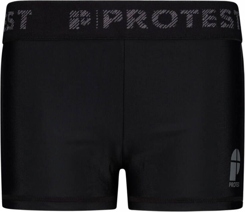 Protest zwemboxer SEAN JR zwart Jongens Polyamide Effen 176 - Foto 4