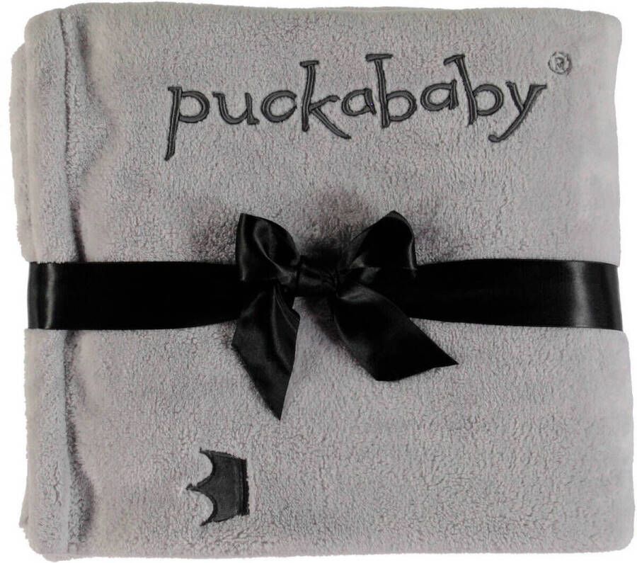 Puckababy Cover Kidz Oslo baby ledikantdeken 120x150 cm Babydeken Grijs