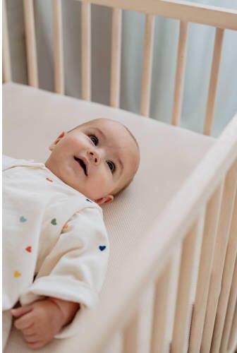 Puckababy The Bag Newborn slaapzak Hearts Confetti 0-6 mnd Babyslaapzak Ecru - Foto 4