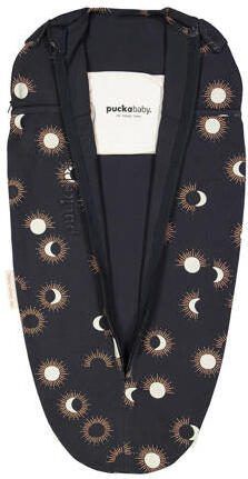 Puckababy The Original inbakerslaapzak 3-6 mnd Cotton Eclipse Night Inbakerdoek Zwart