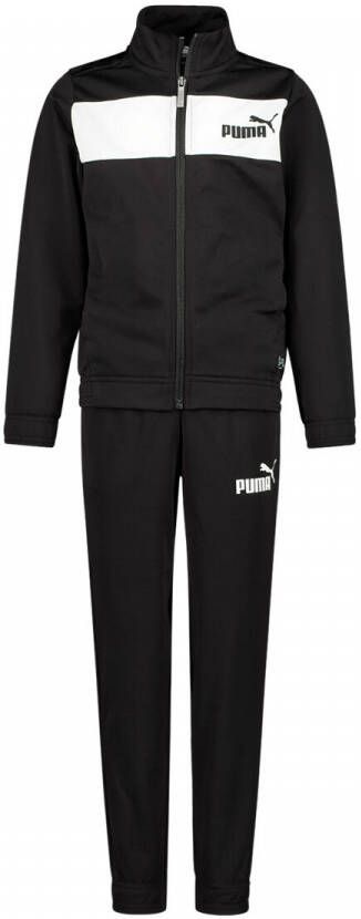 Puma trainingspak zwart wit Polyester Opstaande kraag Logo 128