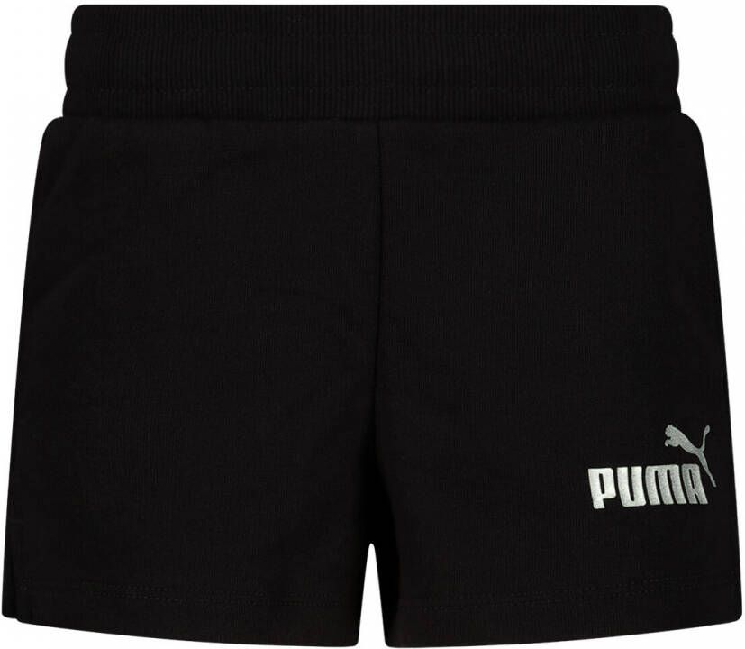 Puma sportshort zwart Sportbroek Meisjes Katoen Logo 110