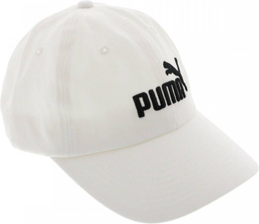 Puma ESS pet wit zwart Jongens Katoen Logo 56CM | Pet van