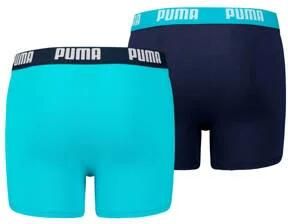 Puma boxershorts set van 2 Blauw Jongens Stretchkatoen Effen 122 128 - Foto 4