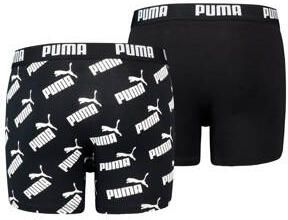 Puma boxershorts set van 2 Zwart Jongens Stretchkatoen Effen 158 164
