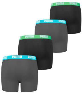Puma boxershorts set van 4 Multi Jongens Stretchkatoen Effen 122 128