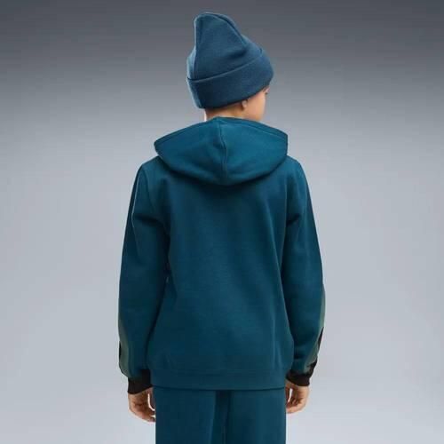 Puma Essential Block sweater petrol Blauw Katoen Capuchon - Foto 2