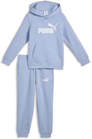 Puma Essential No. 1 joggingpak met capuchon en logo lichtblauw Logo