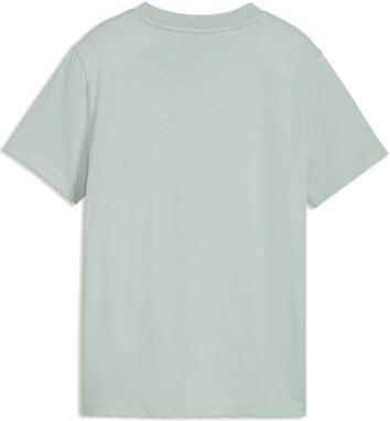 Puma Essential T-shirt met logo mintgroen Meisjes Katoen Ronde hals Logo