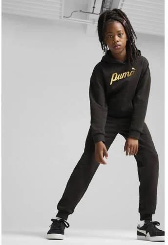 Puma joggingbroek zwart goudkleurig Katoen Logo 140 - Foto 3