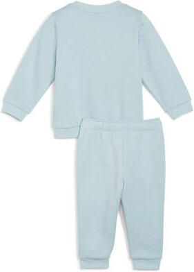 Puma joggingpak lichtblauw Jongens Meisjes Katoen Ronde hals Logo 104