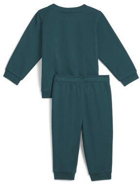 Puma joggingpak petrol Groen Meisjes Katoen Ronde hals Printopdruk 104