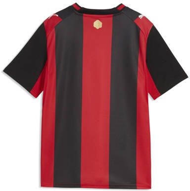 Puma junior ac milan voetbalshirt thuis rood zwart Sport t-shirt Polyester Ronde hals - Foto 2