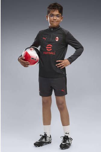 Puma junior AC Milan voetbalshirt training Sport t-shirt Grijs Polyester Opstaande kraag - Foto 2