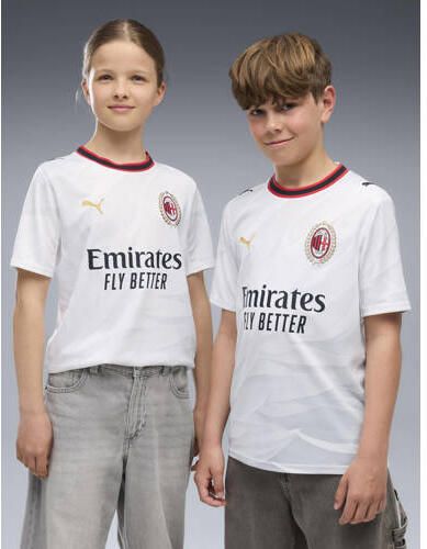 Puma Junior AC Milan voetbalshirt uit Sport t-shirt Wit Polyester Ronde hals - Foto 3
