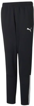 Puma Junior trainingsbroek zwart wit Sportbroek Gerecycled polyester (duurzaam) 140