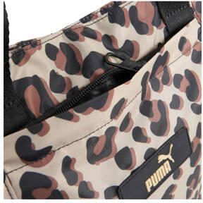 Puma shopper ecru camel zwart Tas Dames Polyester Dierenprint