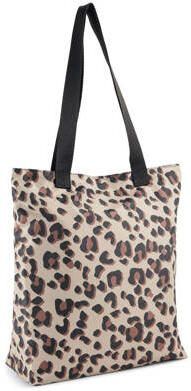 Puma shopper ecru camel zwart Tas Dames Polyester Dierenprint - Foto 2