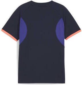 Puma sportshirt donkerblauw roze Sport t-shirt Polyester Ronde hals 176