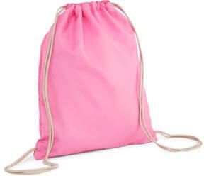 Puma sporttas Phase Small roze wit Logo | Sporttas van