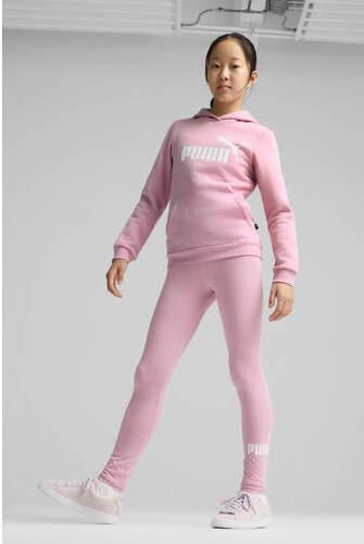 Puma sweater met logo lichtroze Meisjes Katoen Capuchon Logo 164 - Foto 3