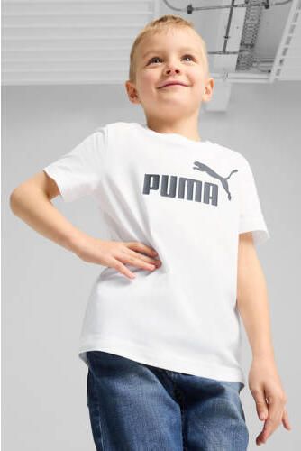 Puma T-shirt ESS No. 1 Logo wit Katoen Ronde hals Logo - Foto 4
