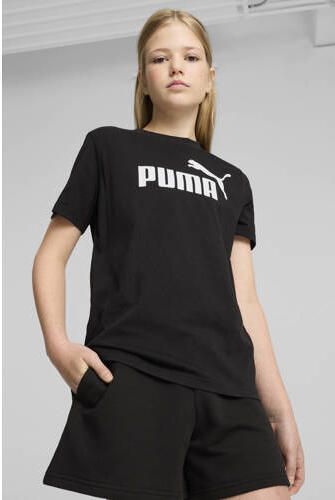 Puma T-shirt zwart Meisjes Katoen Ronde hals Logo - Foto 5