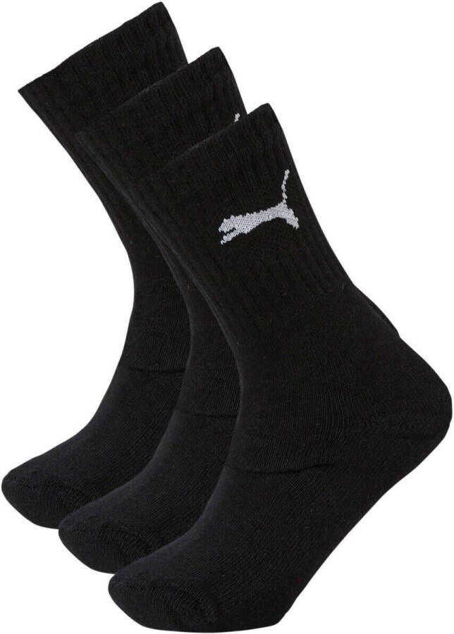 Puma Sokken met labelprint in een set van 3 paar model 'JUNIOR CREW SOCK 3P' - Foto 3