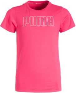 Puma favourites sportshirt roze kinderen