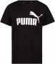 Puma T-shirt zwart Jongens Katoen Ronde hals Logo 116 - Thumbnail 3