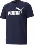 Puma essentials logo shirt blauw heren - Thumbnail 1
