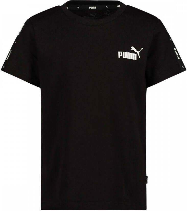 Puma Essentialsentials+ Tape Zwart T-shirt