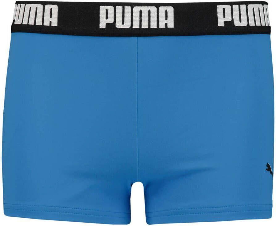Puma zwemboxer blauw Jongens Polyamide Logo 116 | Zwemboxer van