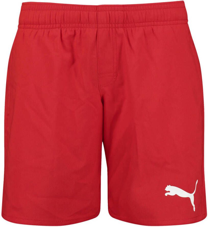 Puma zwemshort rood Jongens Polyester Effen 116 | Zwemshort van