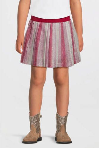 Quapi korte rok rood Meisjes Polyester Streep