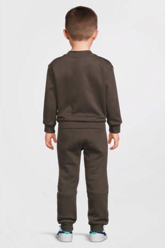 Quapi Mini sweatvest grijs Jongens Katoen Ronde hals Effen - Foto 4