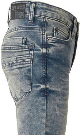 Quapi regular fit jeans Qjake light denim Blauw Jongens Stretchdenim Effen 116 - Foto 3